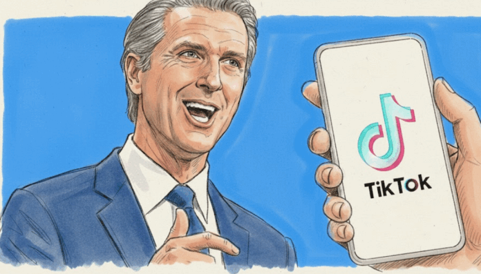 California Governor Gavin Newsom Launches Investigation into TikTok Allegedly Suppressing Anti-Trump Content Following U.S. Ownership Shift