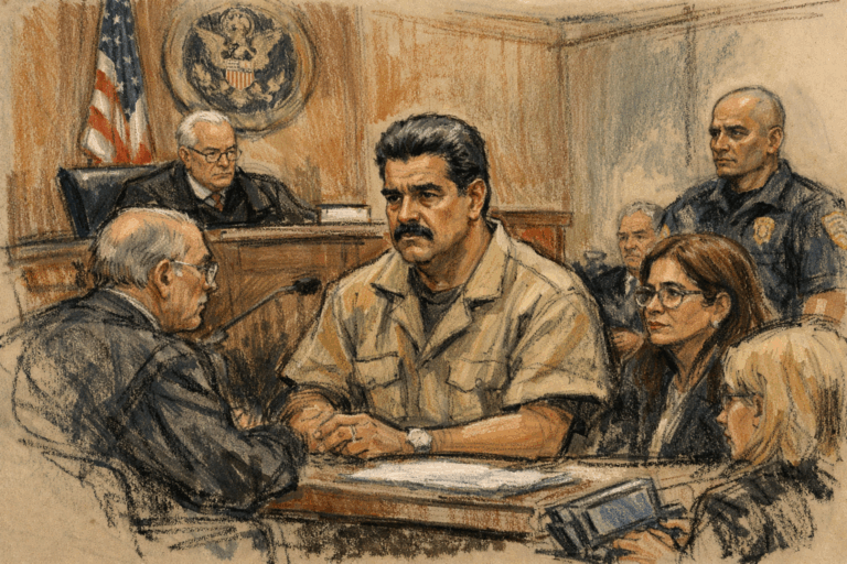 Maduro Pleads Not Guilty In New York Federal Court Calls Himself A Prisoner of War