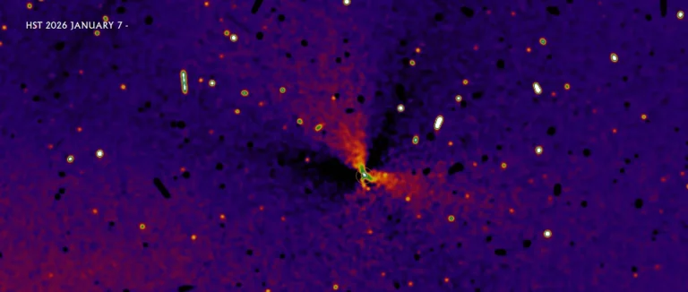 Newly Processed Hubble Image Further Reveals Weird Triple Jet Geometry Around 3I/ATLAS