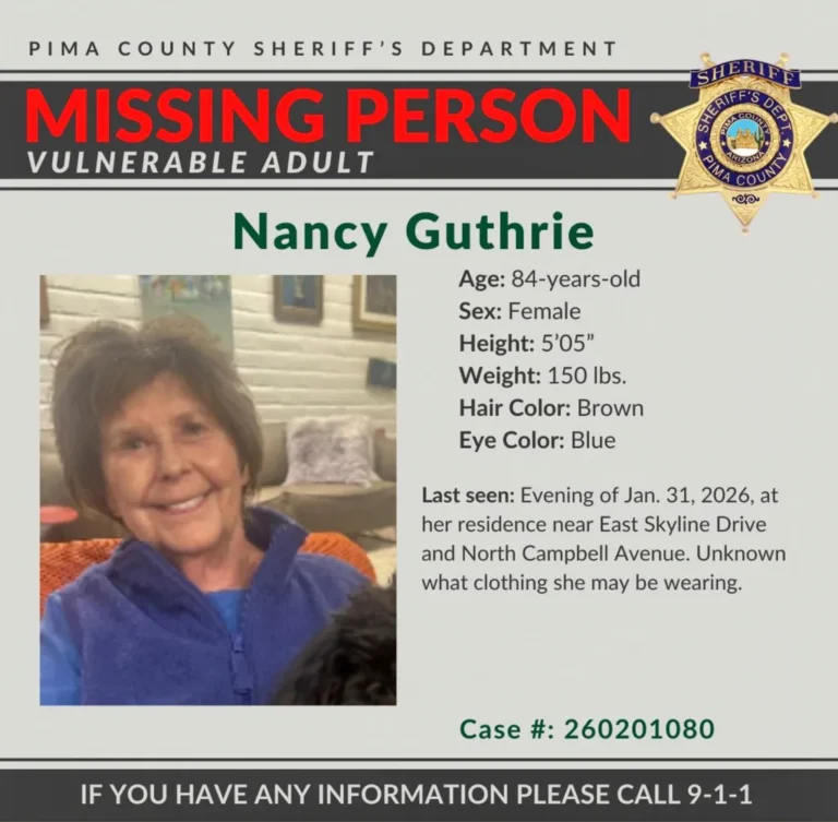 Former Tucson SWAT Officer Questions Official Narrative in Disappearance of Nancy Guthrie, Mother of NBC’s Savannah Guthrie