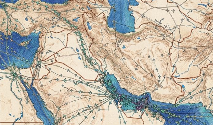 Iran-Israel airspace closures