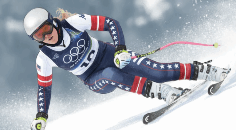 “Lindsey Vonn Prepares for 2026 Winter Olympics Women’s Downhill Despite Torn ACL, Showing Determination and Resilience on the Slope