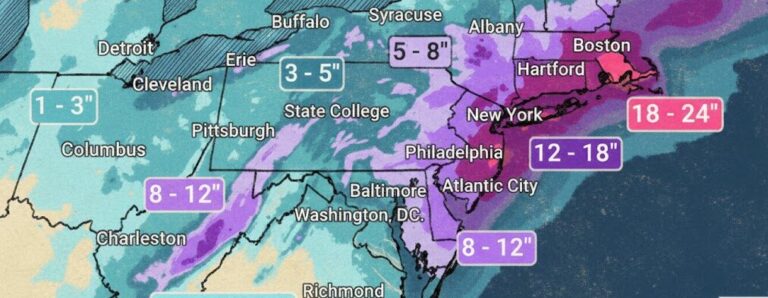 Massive Winter Storm Expected to Slam East Coast as Nearly 30 Million Face Blizzard Warnings