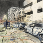 Iranian missiles hit central Israel