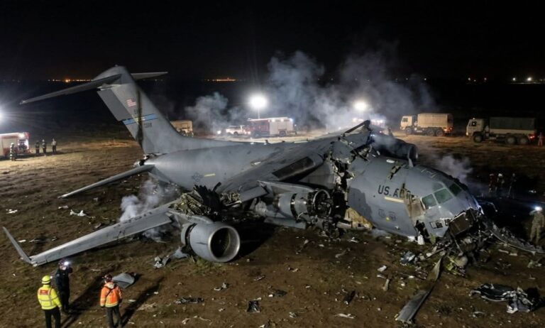 US service members in Iraq plane crash