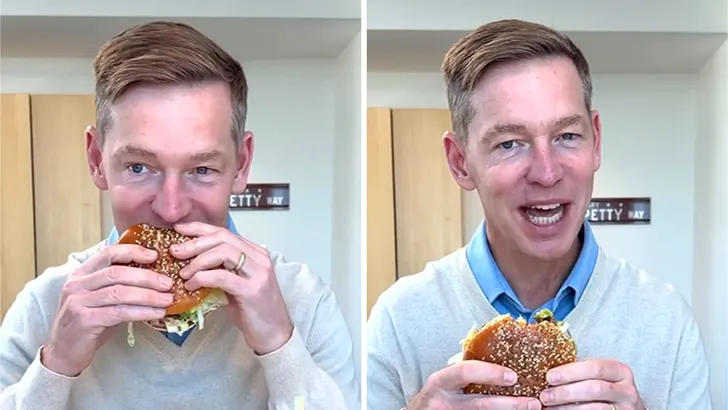 McDonald’s CEO Taste-Test Video Sparks Online Buzz As ‘Big Arch’ Burger Launch Draws Mixed Reactions