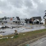 tornadoes damage in Michigan
