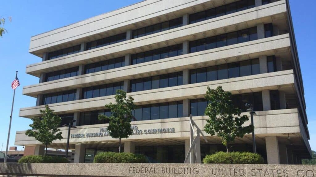 Akron federal building rape