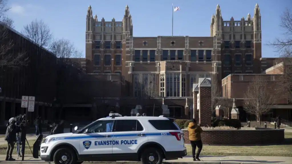 Evanston high shooting