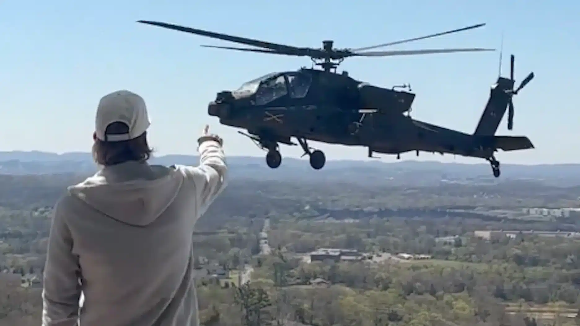 Kid Rock Army Apache helicopters