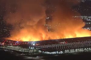 Kimberly-Clark warehouse Fire