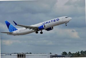 United Airlines plane hits drone