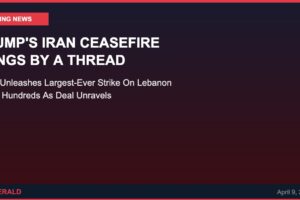 Breaking News - Trump Iran Ceasefire hangs by a thread as Israel strikes Lebanon