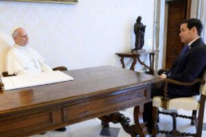Marco Rubio meets Pope Leo XIV