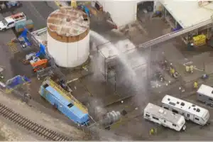 Orange County chemical tank risks explosion