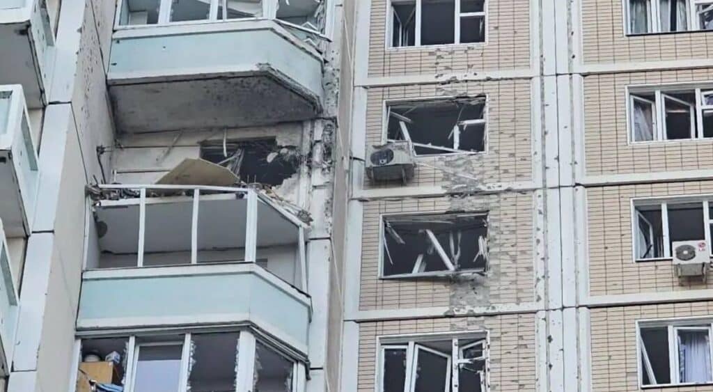 Ukrainian drones hit Moscow