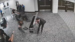 White House dinner shooting suspect footage