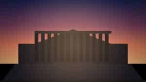 United States Supreme Court building at dawn