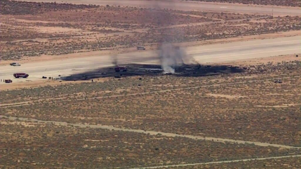 B-52 crash at Edwards Air Force Base