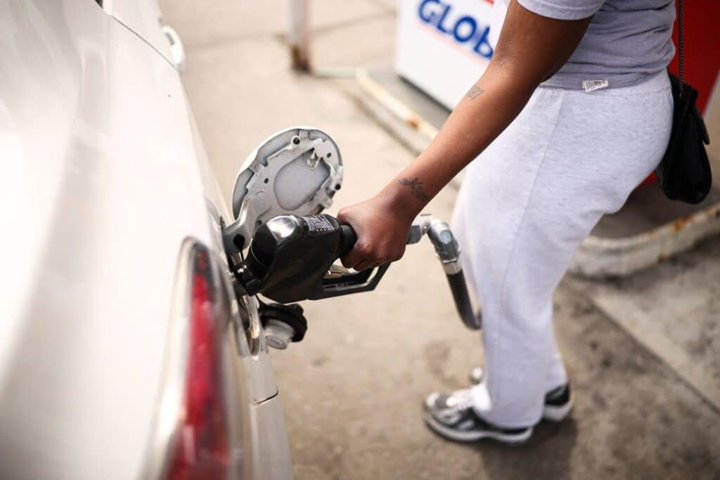 Gas prices fall below $4