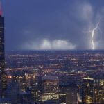 Severe thunderstorms hit Chicago