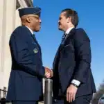 Pete Hegseth arrives at the Pentagon as the Pentagon testosterone plan raises questions about military doping rules.