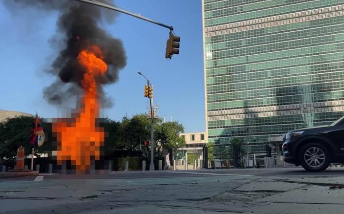 Tibetan dies in front of UN headquarters