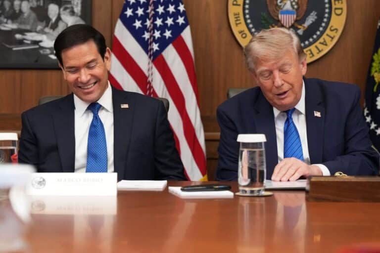 Trump Cabinet meeting at Camp David