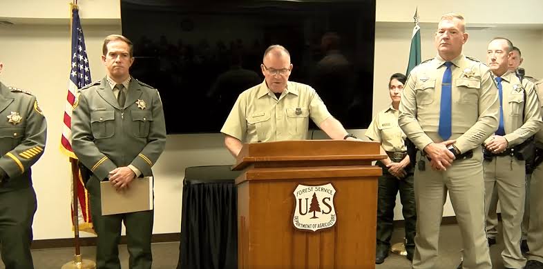 US Forest Service hostage California