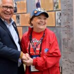 House Veterans’ Affairs Committee Chairman Mike Bost stands with a veteran as Congress considers H.R. 9237 and changes to veterans’ benefits.