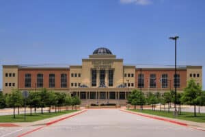Collin County Courthouse where Karmelo Anthony’s new-trial hearing was held.