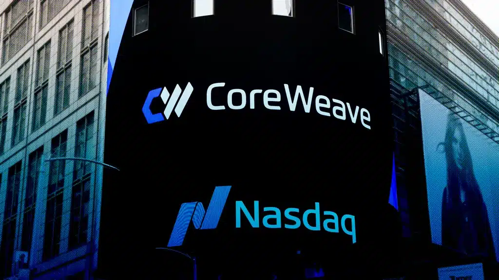 CoreWeave stock rise