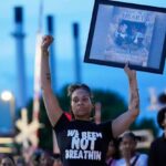black biker police shooting ID