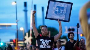 black biker police shooting ID