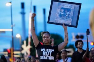 black biker police shooting ID