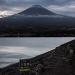 boy left on mount fuji