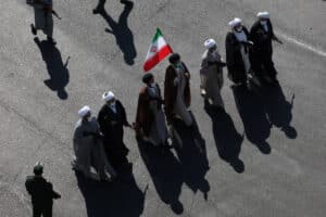 Military march in Tehran