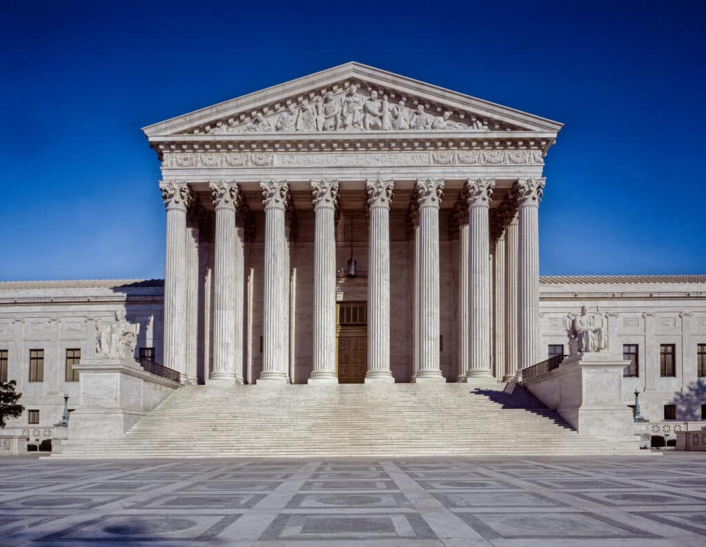 U.S. Supreme Court building in Washington, D.C.
