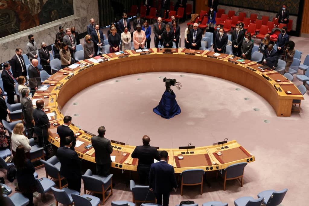 The United Nations Security Council meeting, amid Russia’s invasion of Ukraine in New York City
