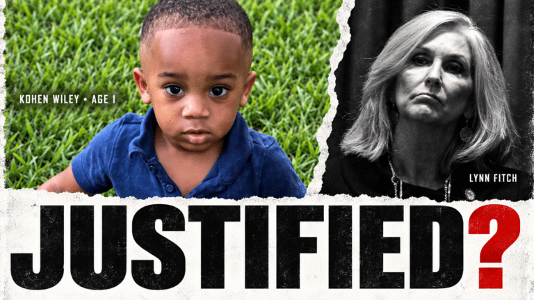 editorial composite of Kohen Wiley and Mississippi Attorney General Lynn Fitch.