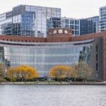 John Joseph Moakley United States Courthouse on Boston’s waterfront.