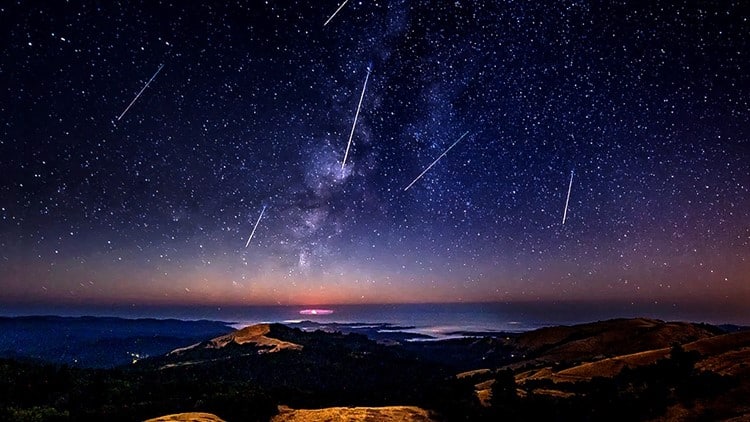 meteor season fireballs
