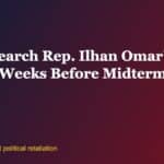 USA Herald graphic: federal agents search Rep. Ilhan Omar home