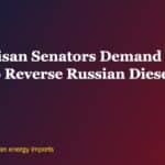 USA Herald graphic: bipartisan senators oppose Russian diesel purchase