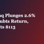 Wall Street Rattled: Nasdaq Plunges 2.6% as AI Doubts Return, Oil Hits $113 and Meta, Nvidia Take Heavy Losses