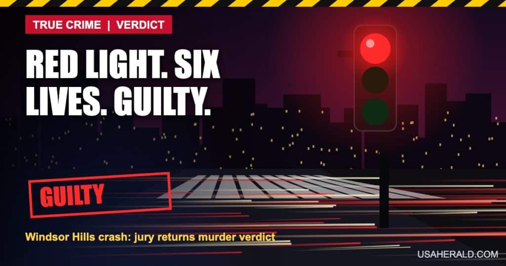 Red traffic light glowing over a speed-blurred city intersection at night